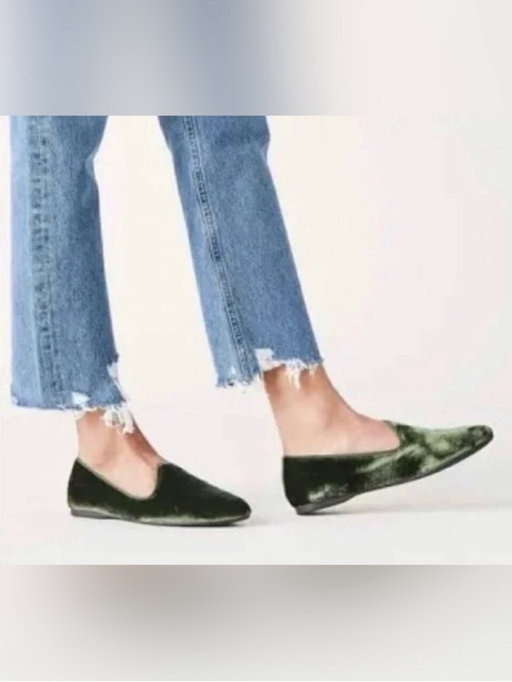 Birdies The Starling velvet flats 7.5